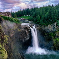 Snoqualmie Falls on a July Evening