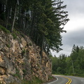 Road around rock