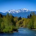 Mount Constance from the Dosewallips River