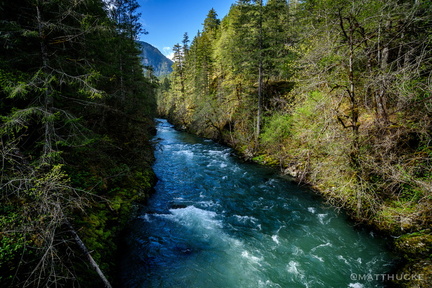 Duckabush River near the Olympic National Forest