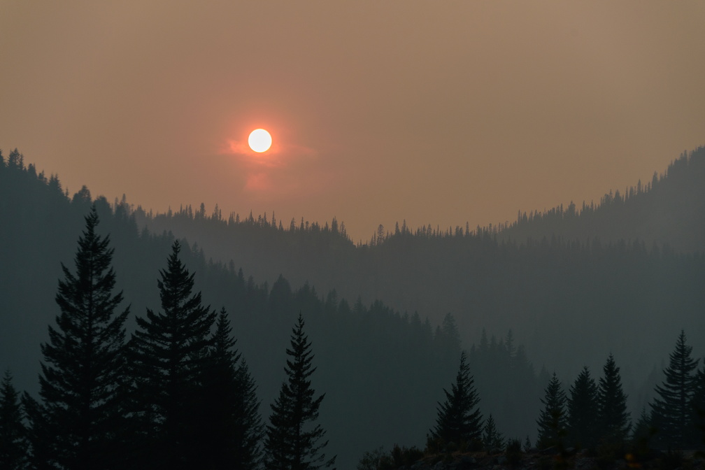 Red Sun at Rainier