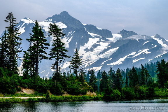Mount Shuksan and Picture Lake