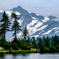 Mount Shuksan and Picture Lake