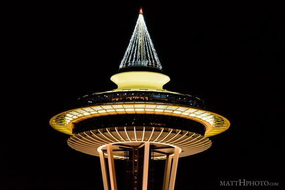 The "tree" is lit.