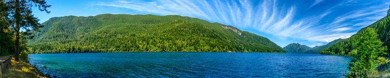 Lake Crescent and Pyramid Mountain