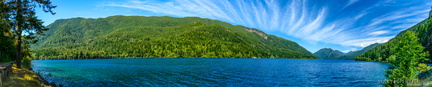 Lake Crescent and Pyramid Mountain