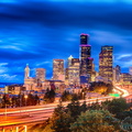 The bluest skies you've ever seen are in Seattle