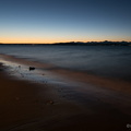 Last light on the beach