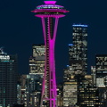 Magenta Space Needle